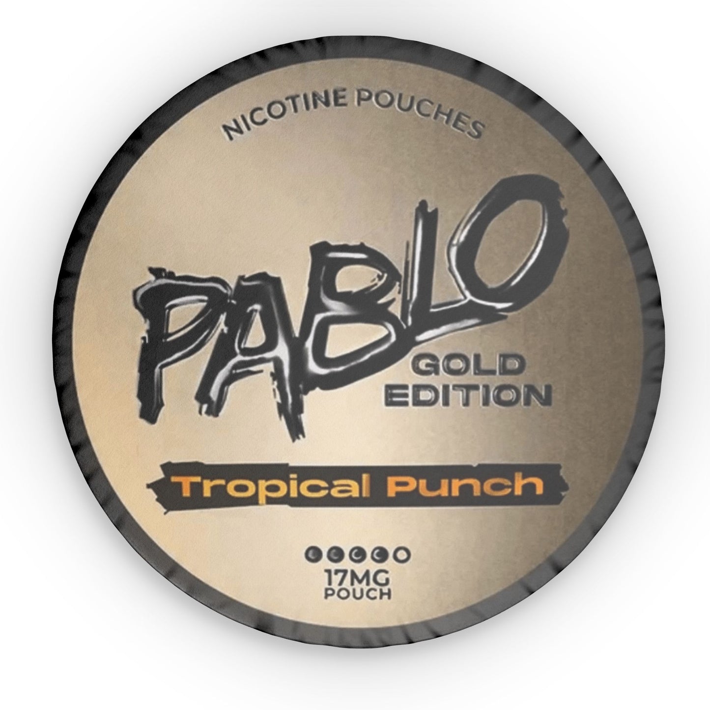 PABLO Tropical Punch Gold Pillow