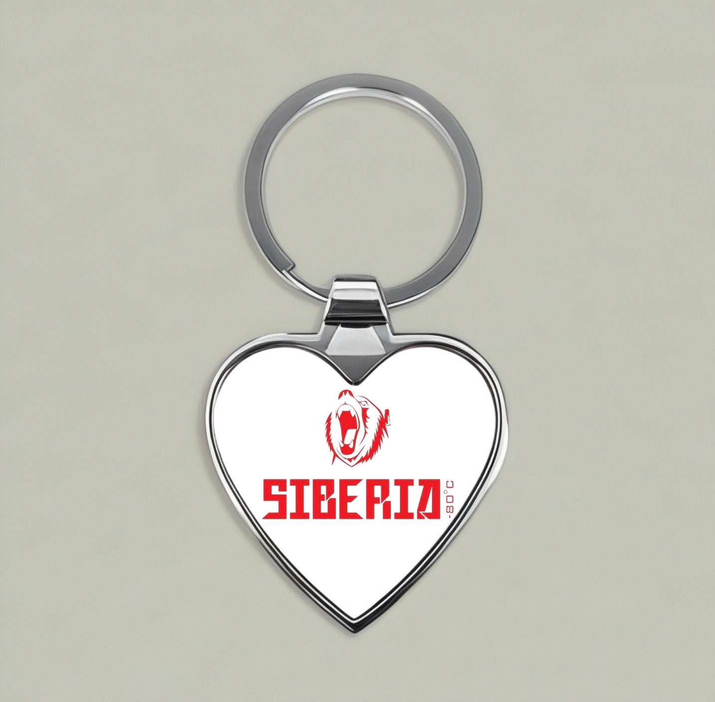 Siberia Heart Keychain