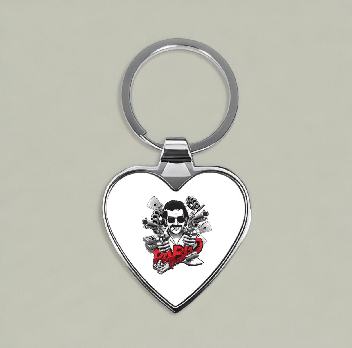 PABLO Heart Keychain