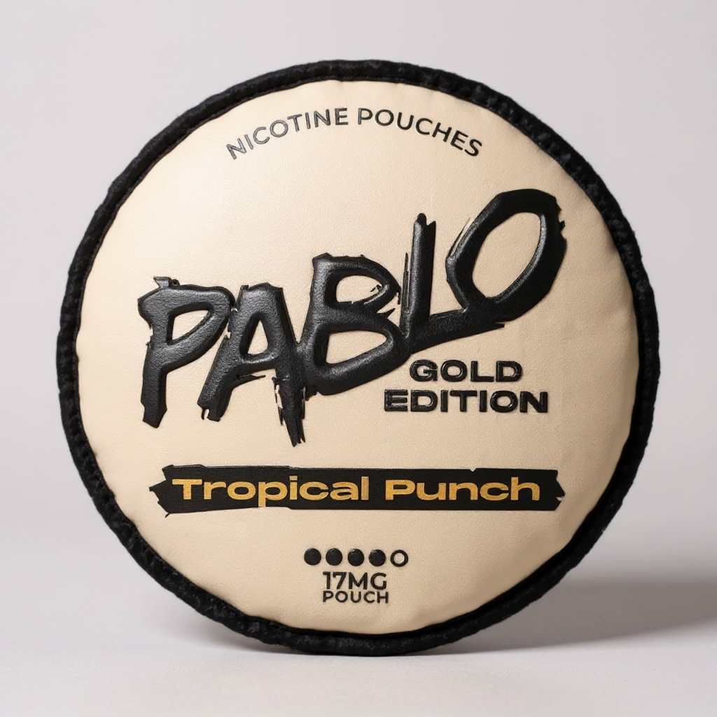 PABLO Gold Tropical Punch Pillow