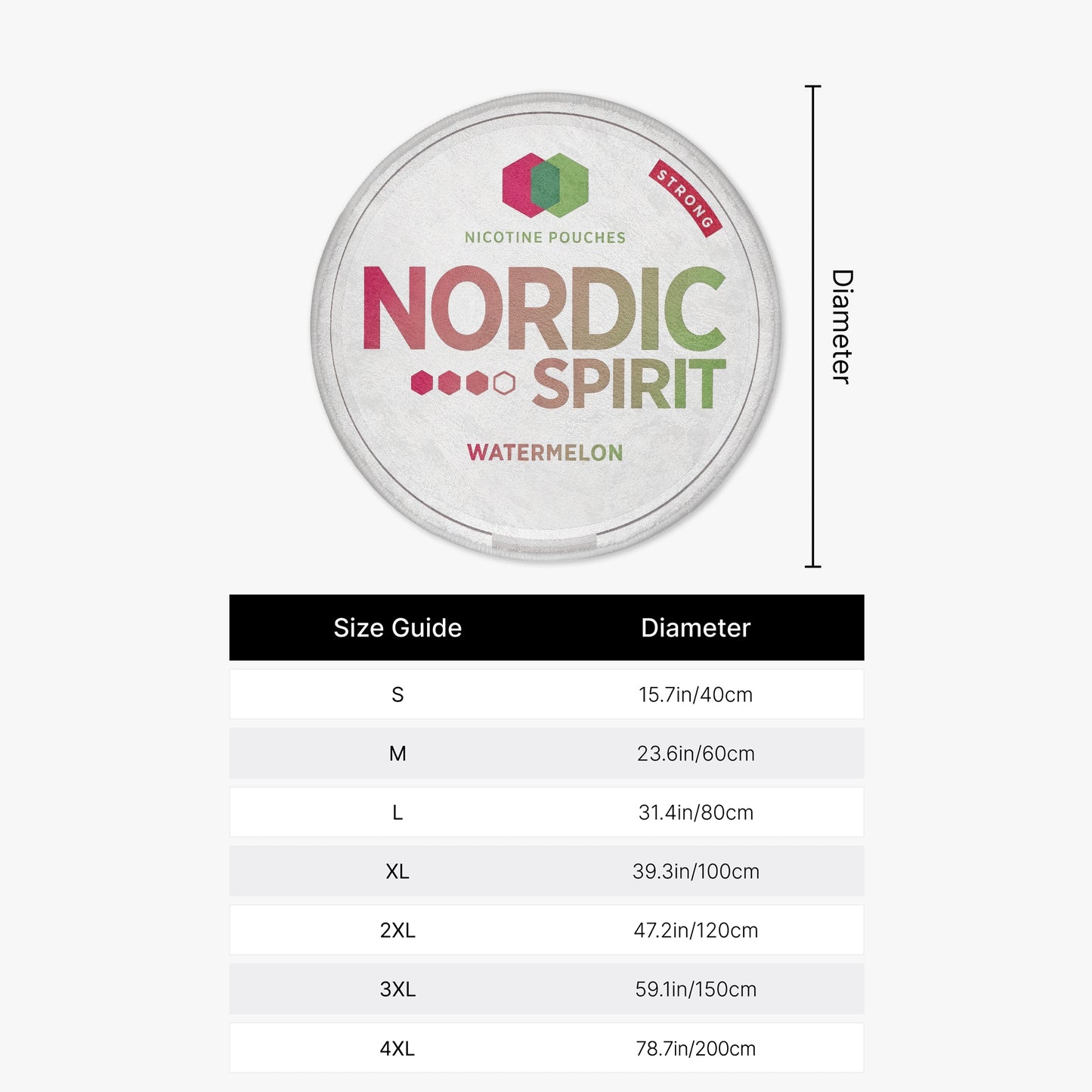 NORDIC SPIRIT Watermelon Rug