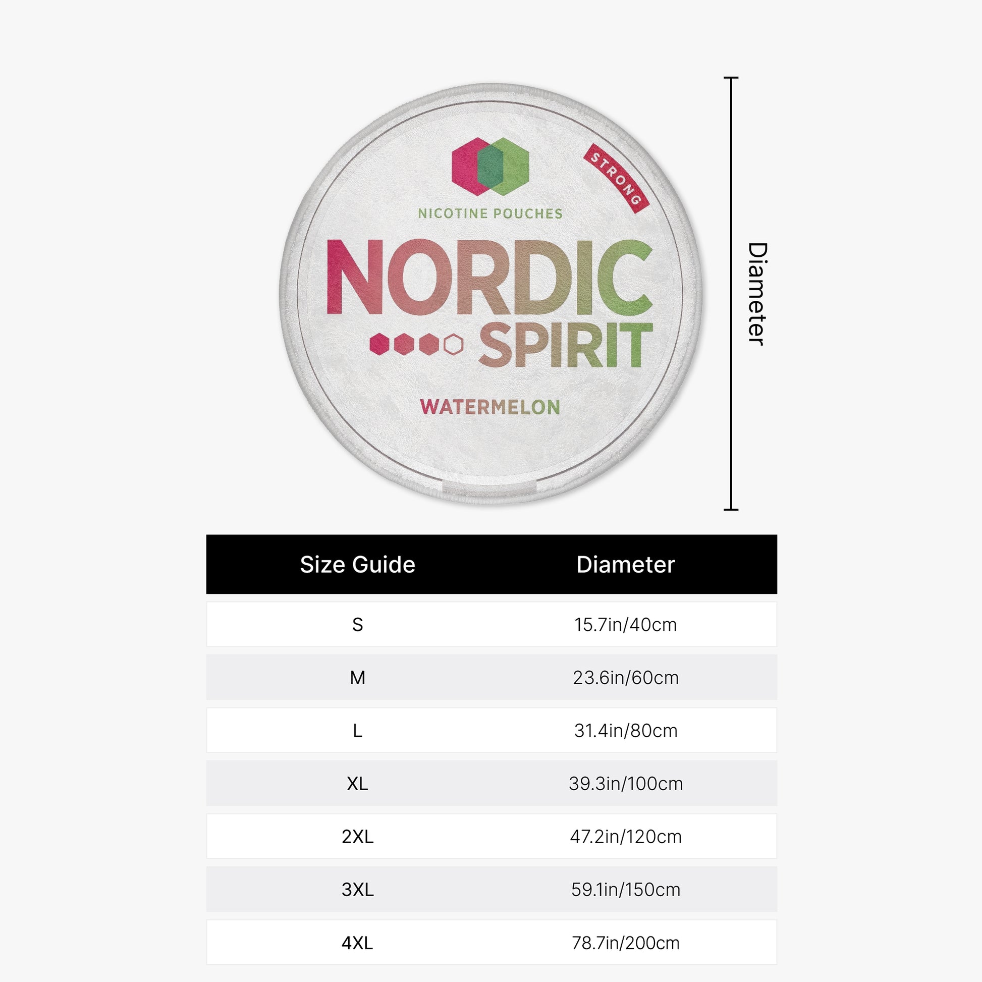 NORDIC SPIRIT Watermelon Rug