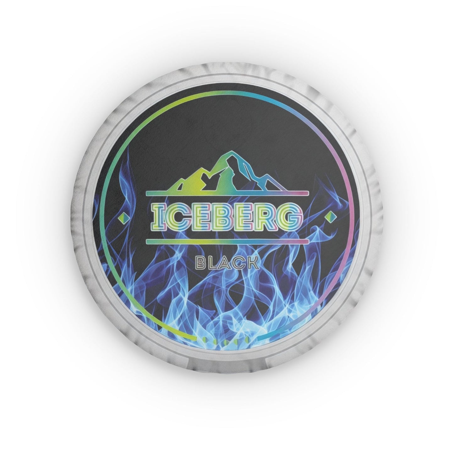 Iceberg Black Pillow