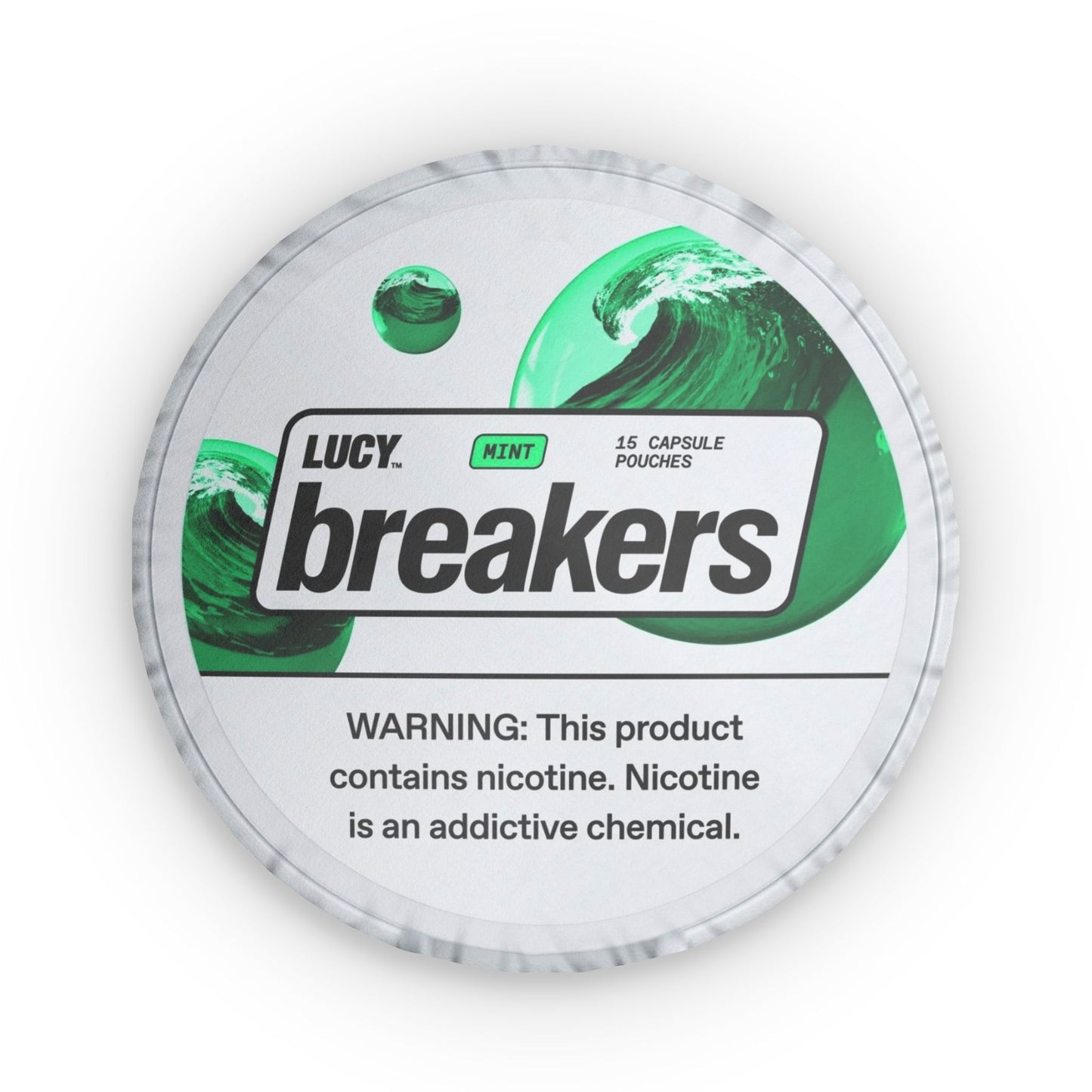 LUCY Breakers Mint Pillow