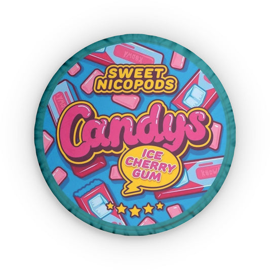 Candys Ice Cherry Gum Pillow