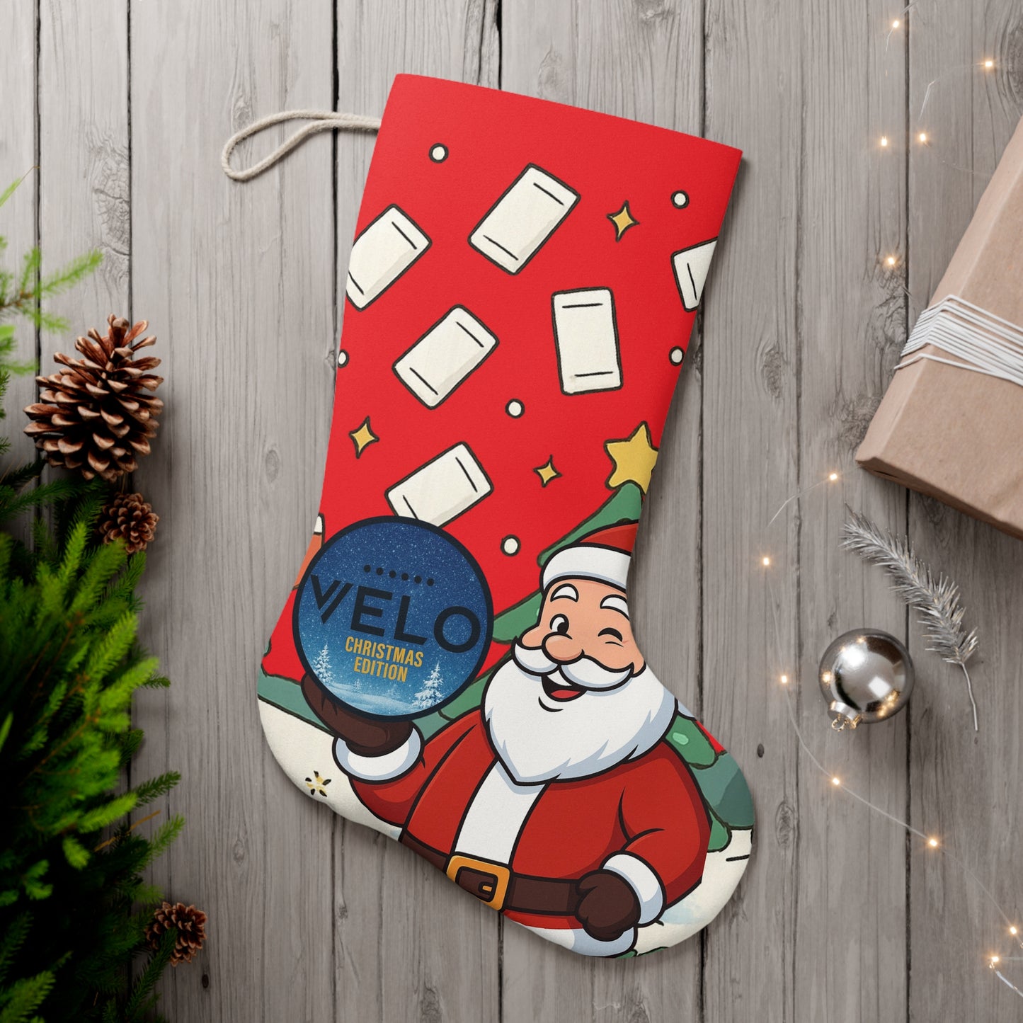 VELO Santa Stocking