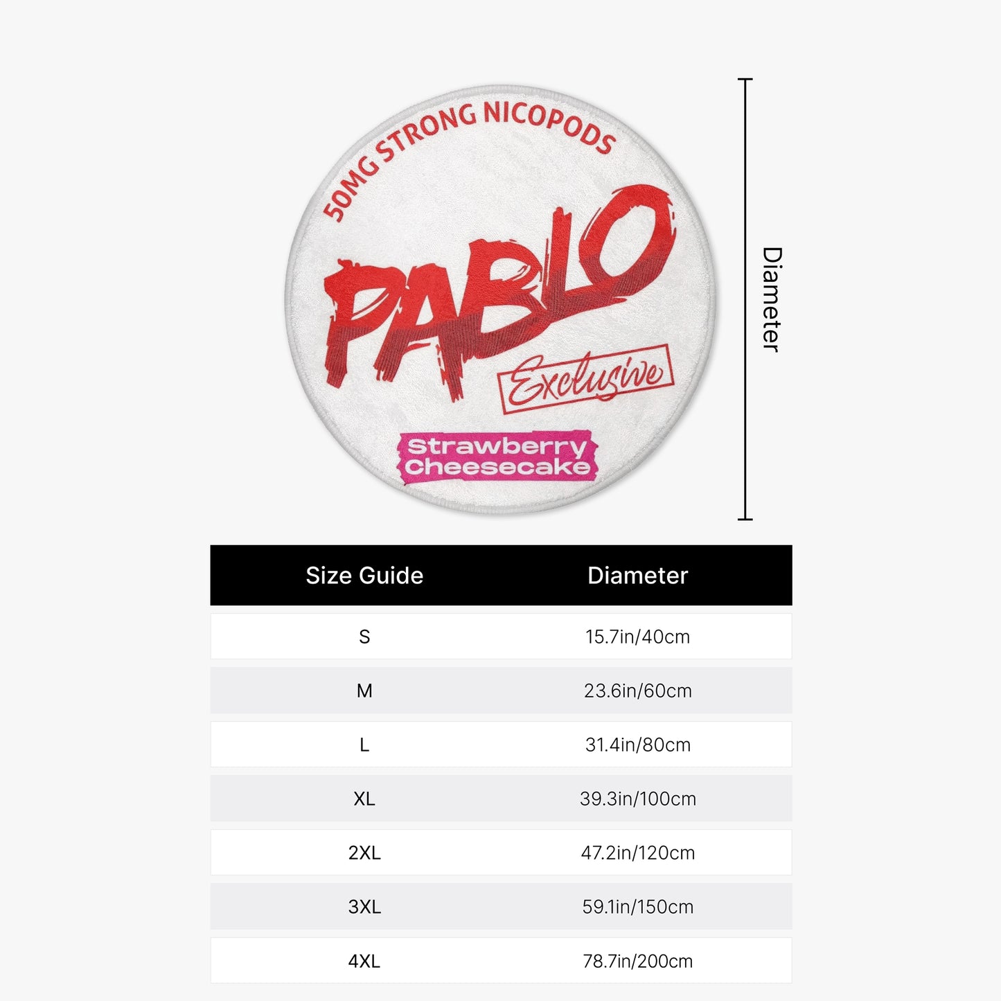 PABLO Strawberry Cheesecake Rug