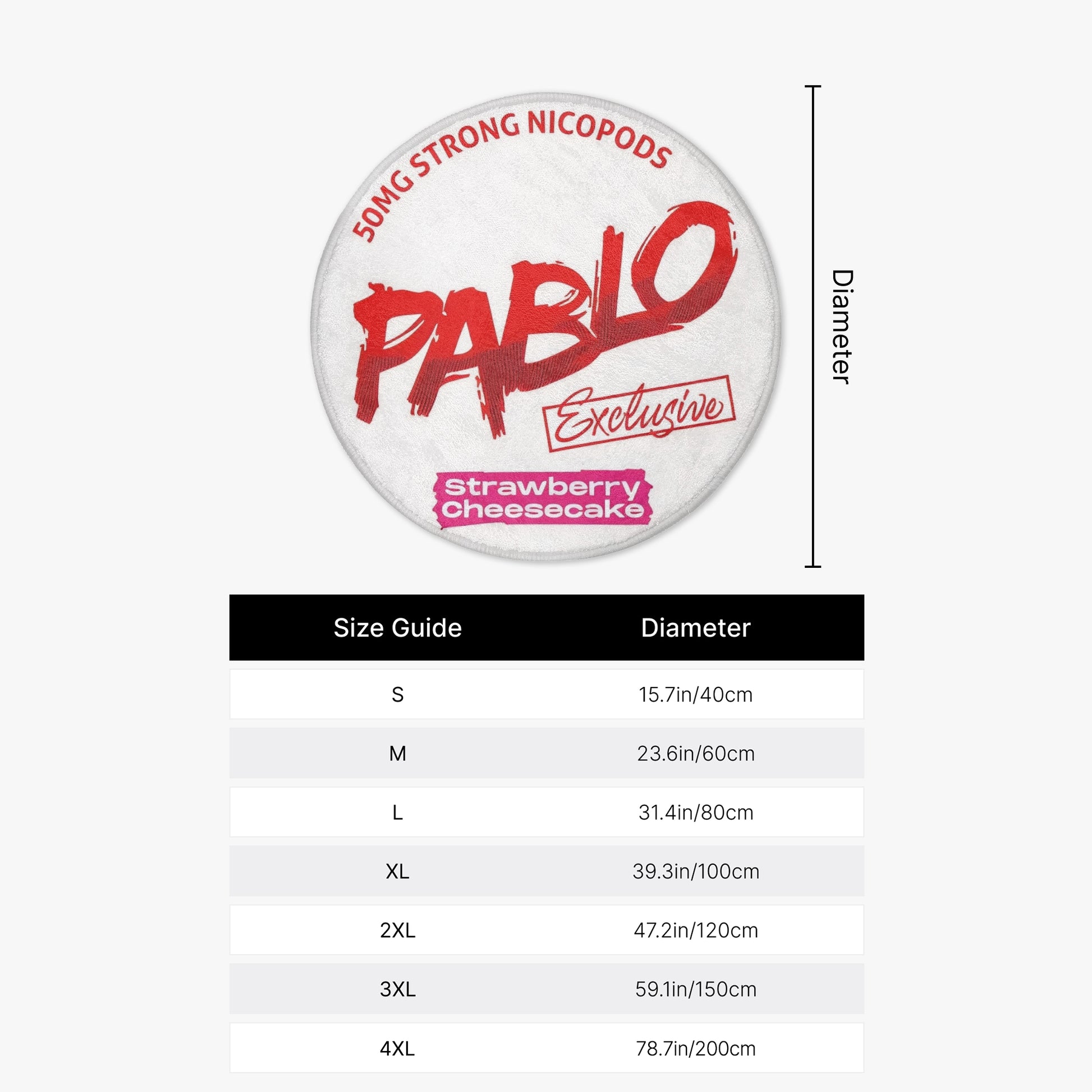 PABLO Strawberry Cheesecake Rug