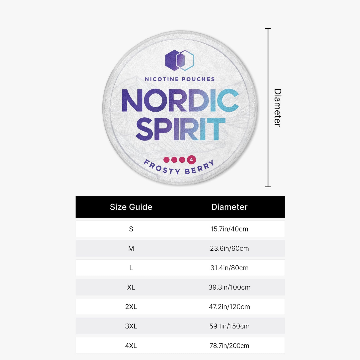 NORDIC SPIRIT Frosty Berry Rug