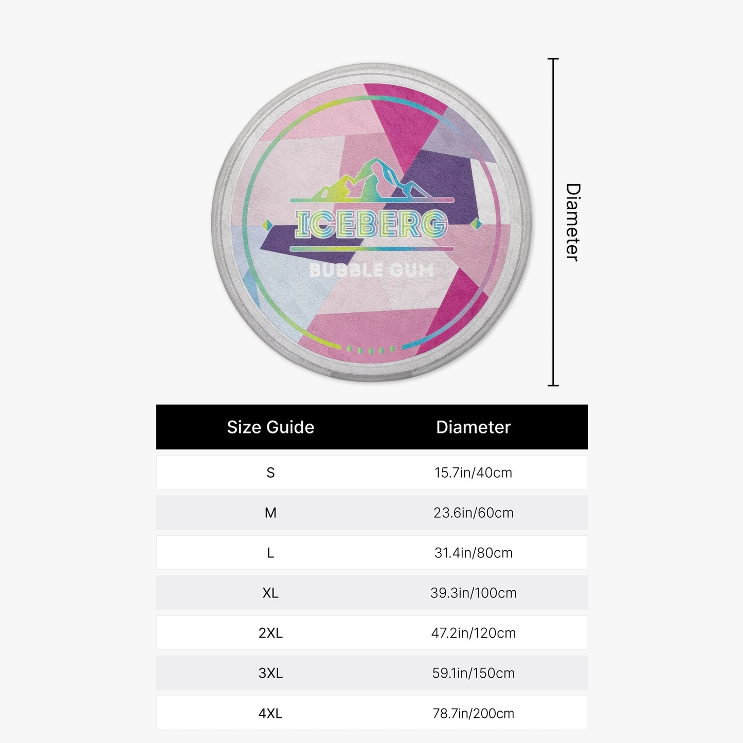 ICEBERG Bubblegum Rug