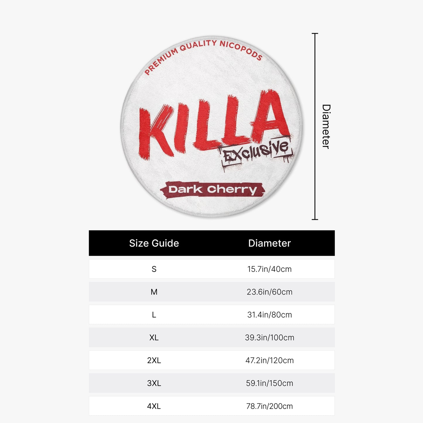 KILLA Dark Cherry Rug