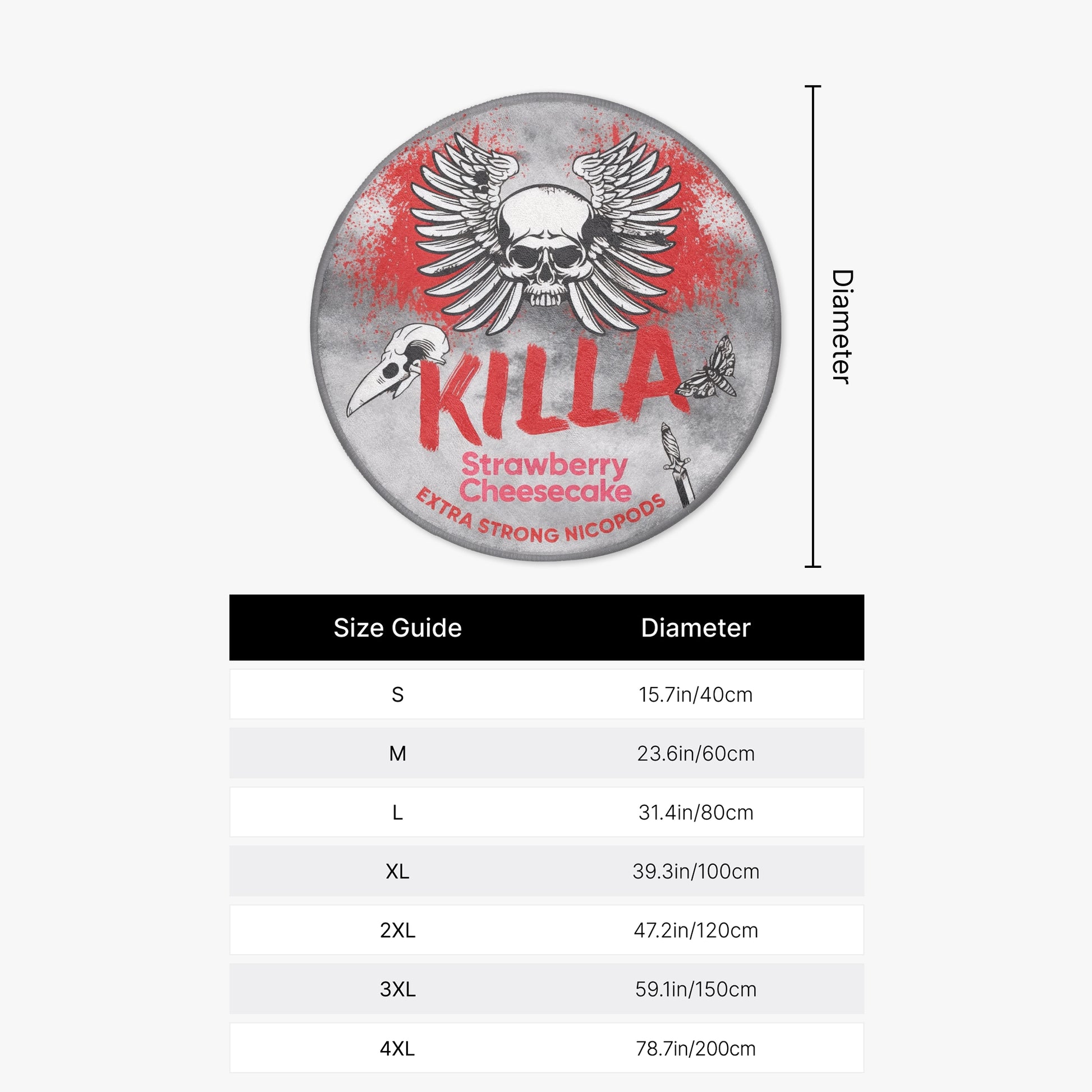 KILLA Strawberry Cheesecake Rug