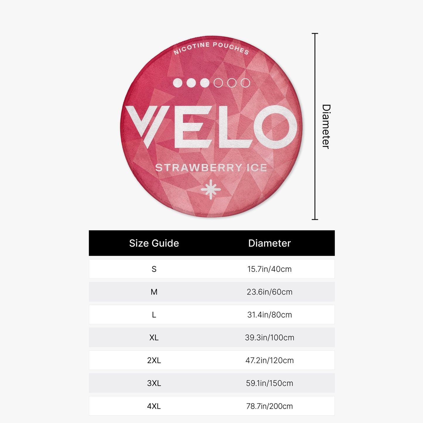 VELO Strawberry Ice Rug