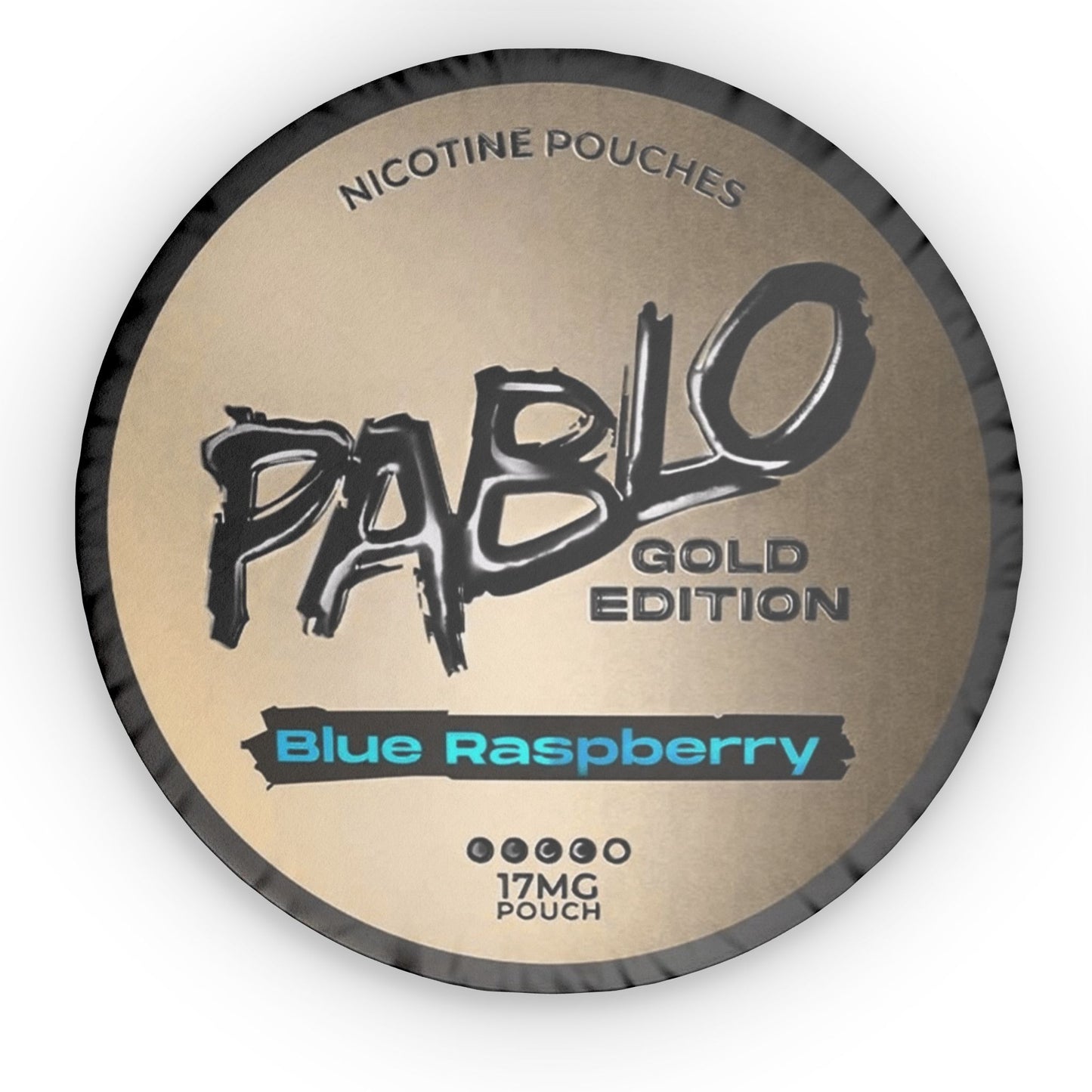 PABLO Blue Raspberry Gold Pillow