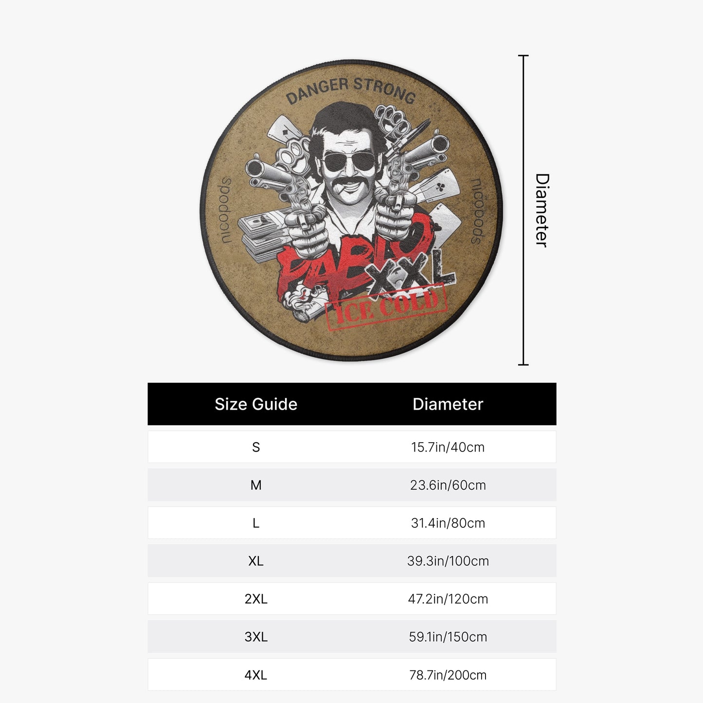 PABLO XXL Ice Cold Rug