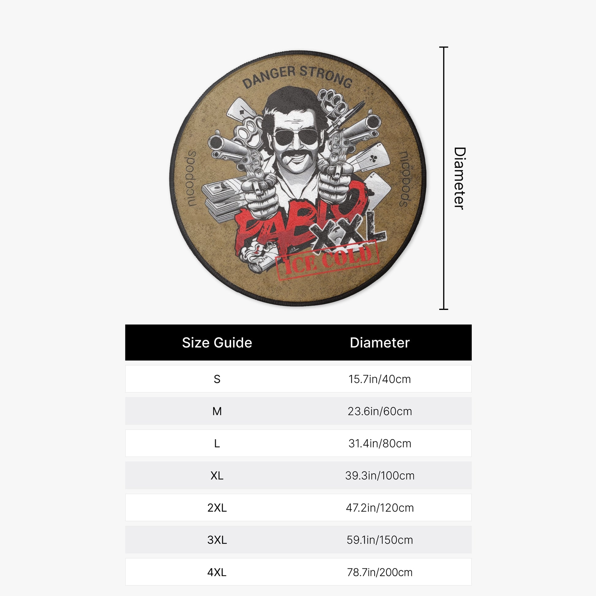 PABLO XXL Ice Cold Rug