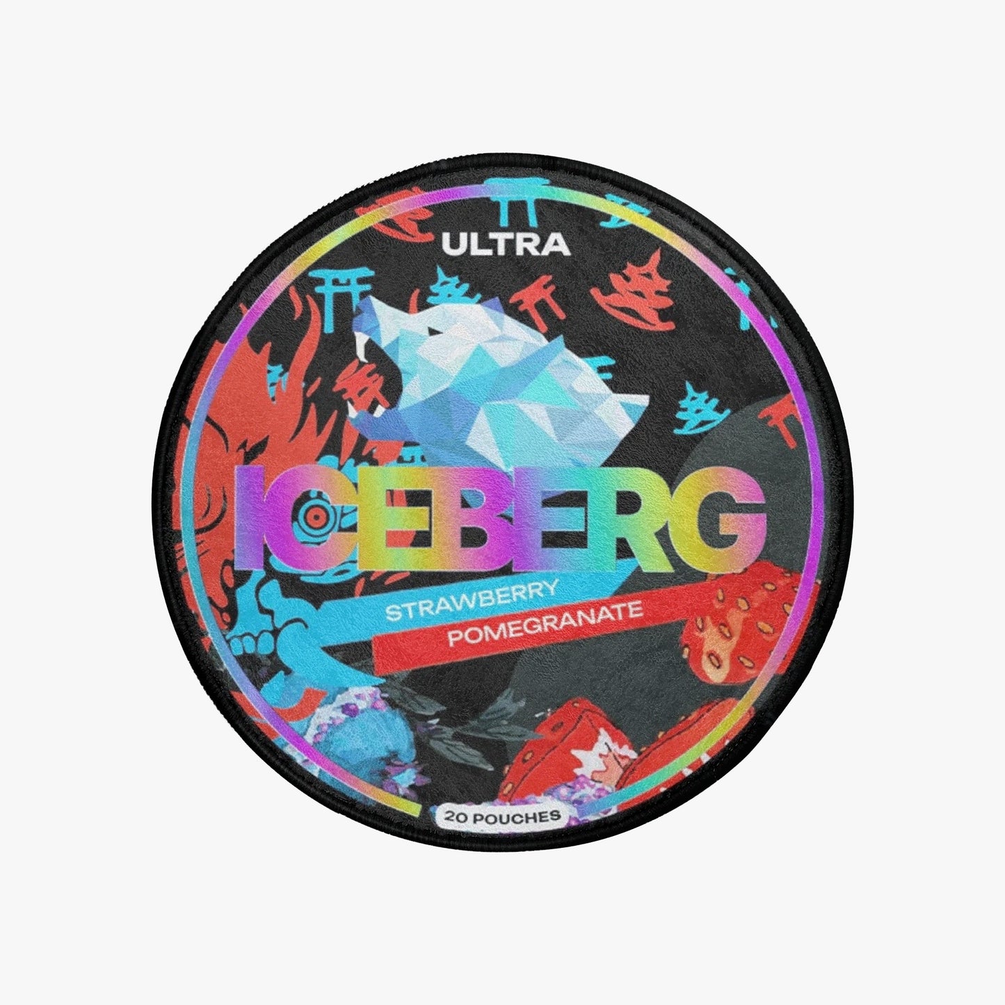 ICEBERG Strawberry Pomegranate Rug