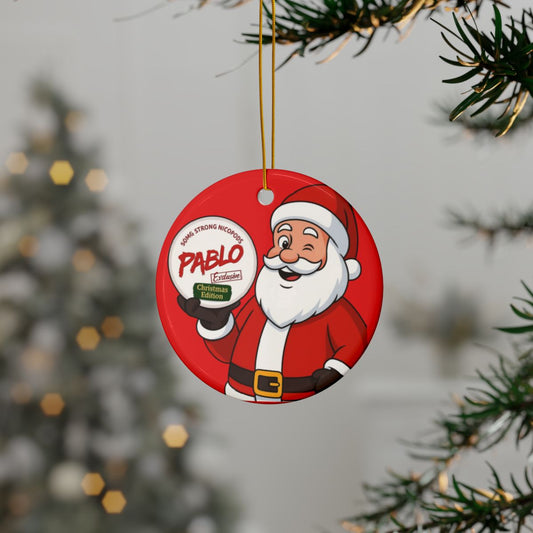 PABLO Santa Ornament