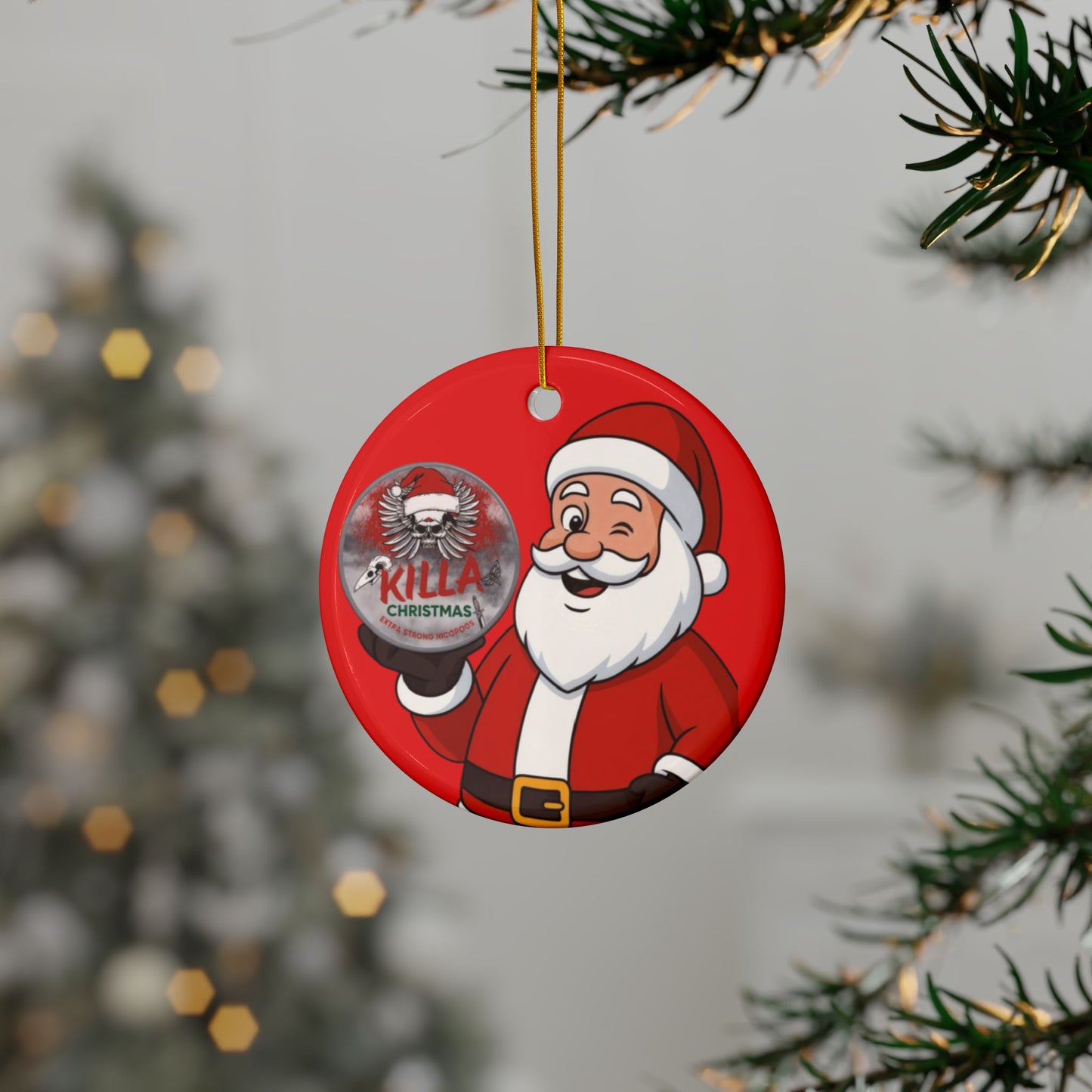 KILLA Santa Ornament