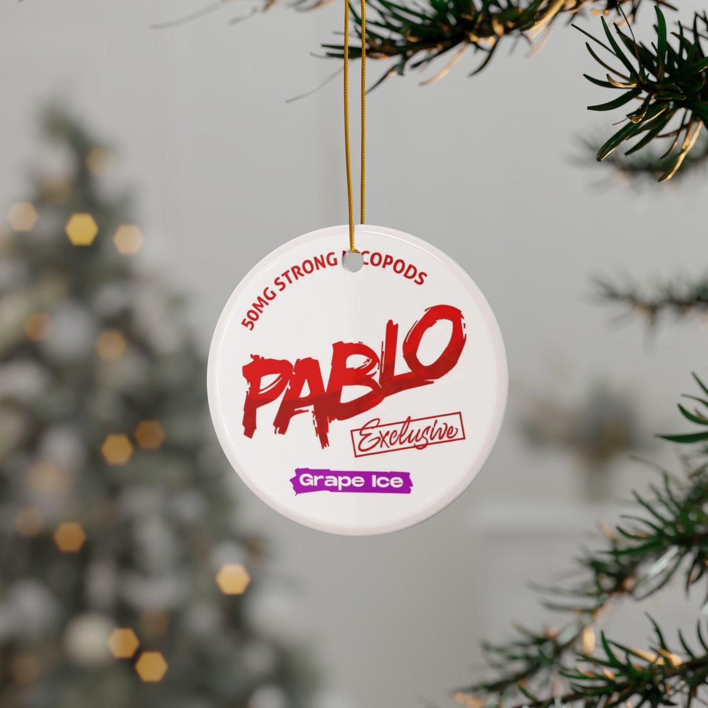 PABLO Grape Ice Ornament