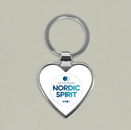 Nordic Spirit Heart Keychain