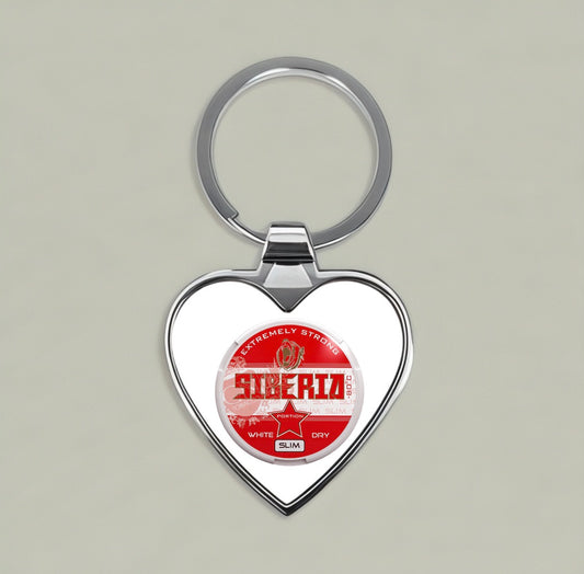 Siberia Heart Keychain