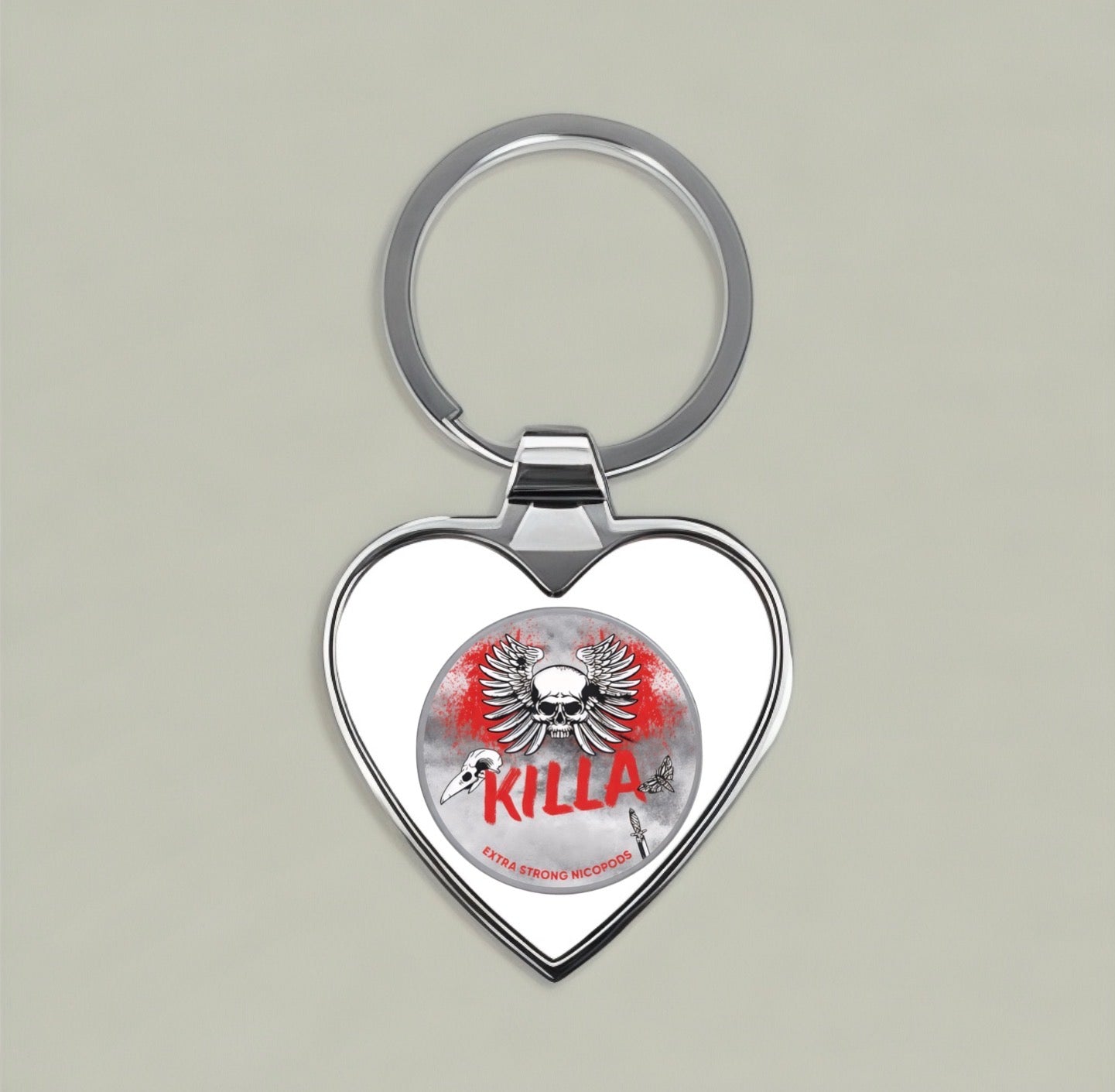KILLA Heart Keychain