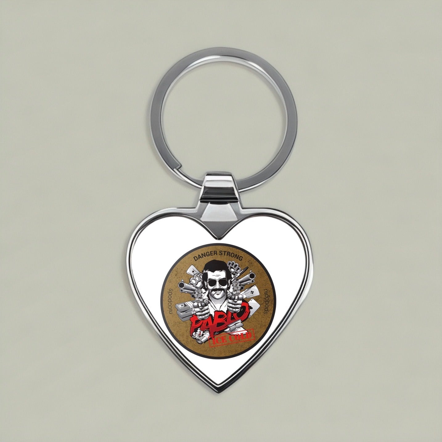 PABLO Heart Keychain