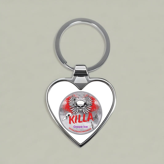 KILLA Grape Ice Heart Keychain