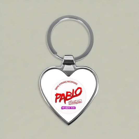 PABLO Grape Ice Heart Keychain