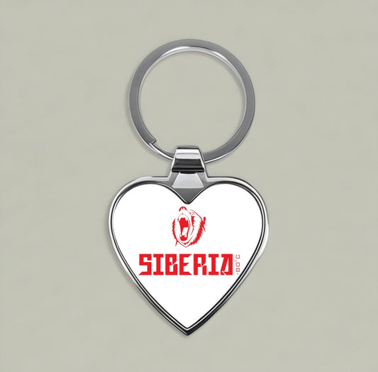 Siberia Heart Keychain