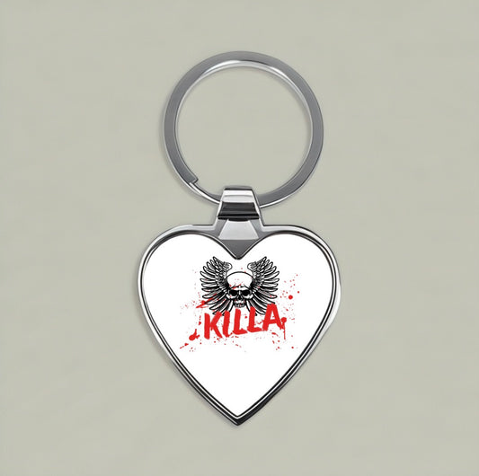 KILLA Heart Keychain
