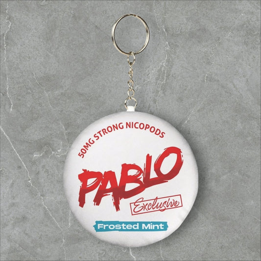 PABLO Frosted Mint Plush Pillow Keychain
