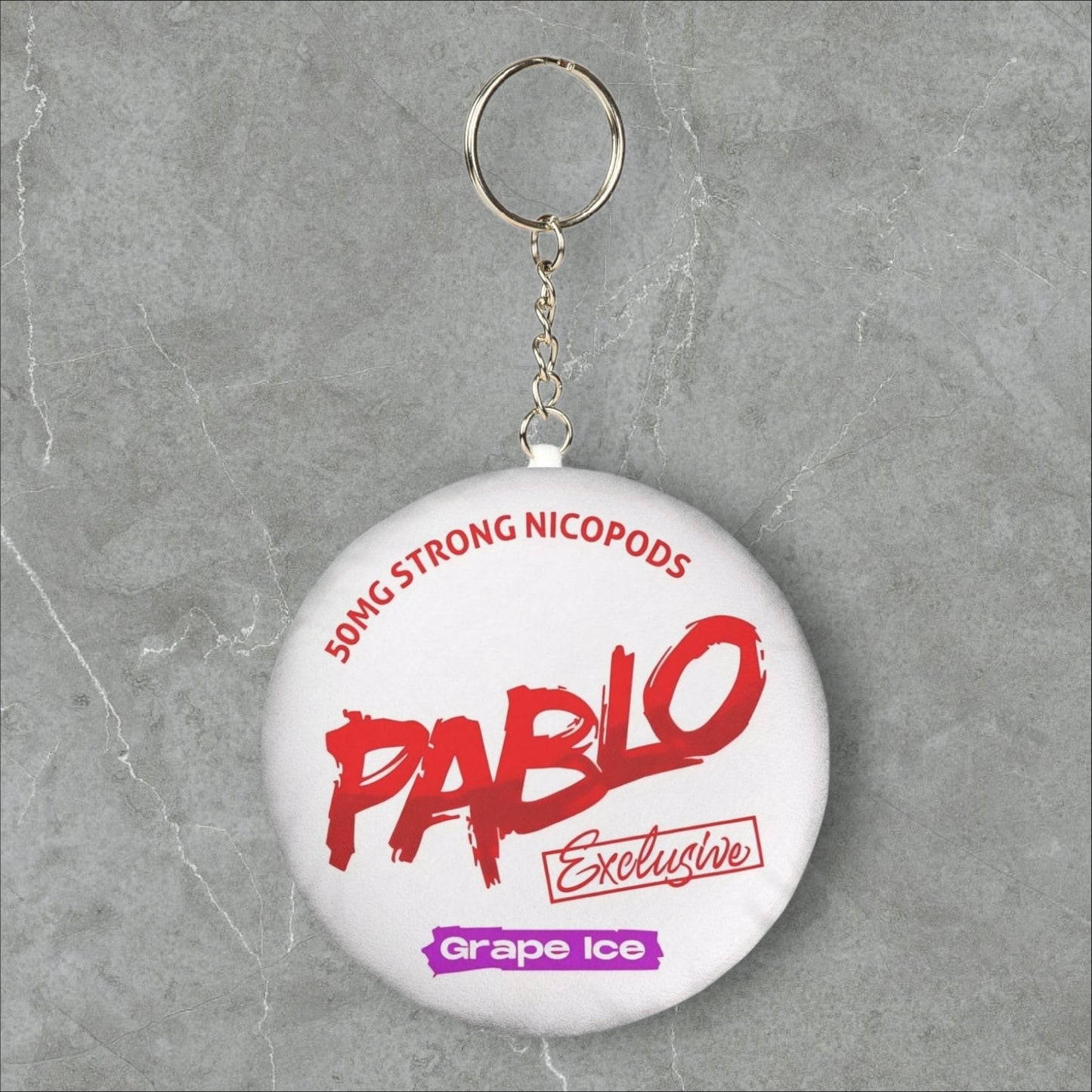 PABLO Grape Ice Plush Keychain