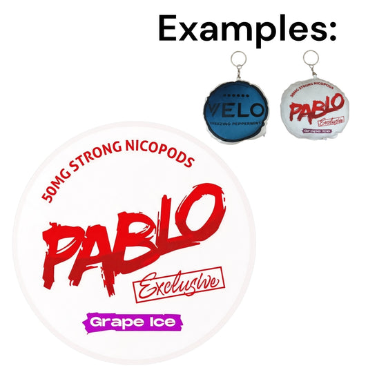 PABLO Grape Ice Plush Keychain