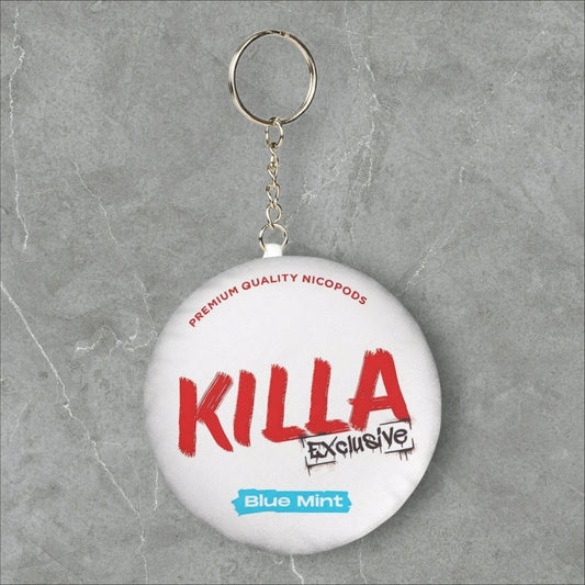 KILLA Blue Mint Plush Pillow Keychain