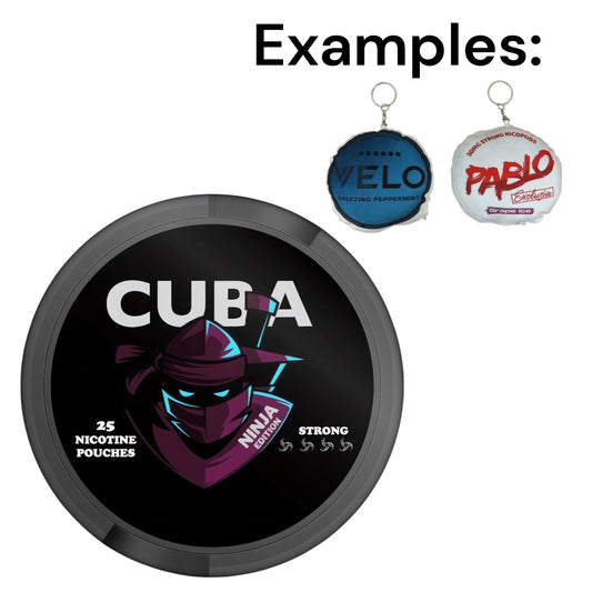 CUBA Plush Pillow Keychain