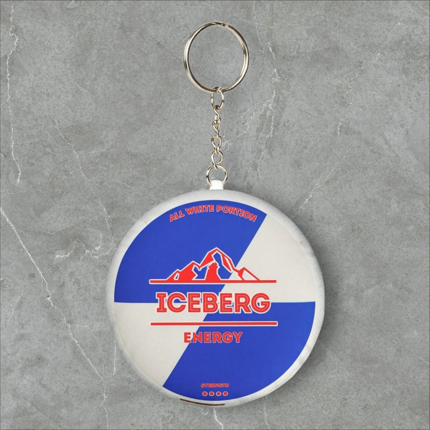 Iceberg Energy Plush Pillow Keychain