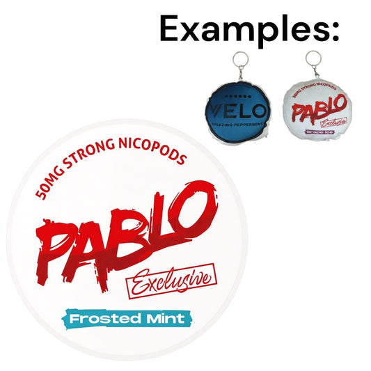 PABLO Frosted Mint Plush Pillow Keychain