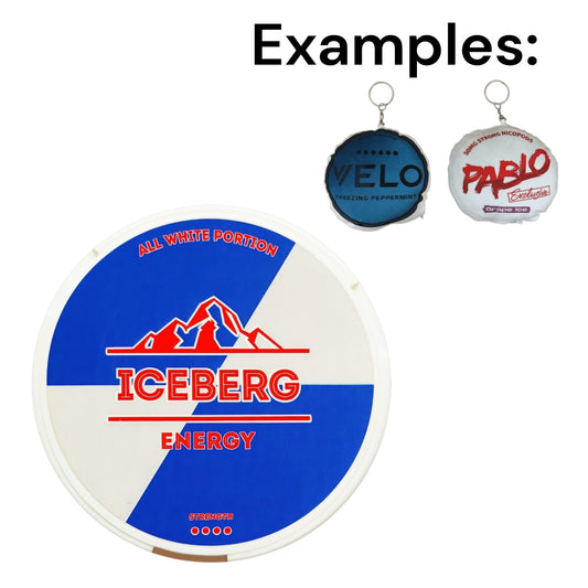 Iceberg Energy Plush Pillow Keychain