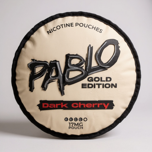 PABLO Gold Dark Cherry Pillow