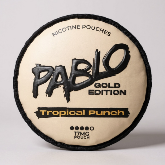 PABLO Gold Tropical Punch Pillow