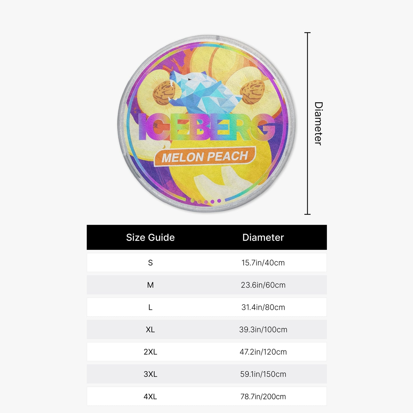 ICEBERG Melon Peach Rug