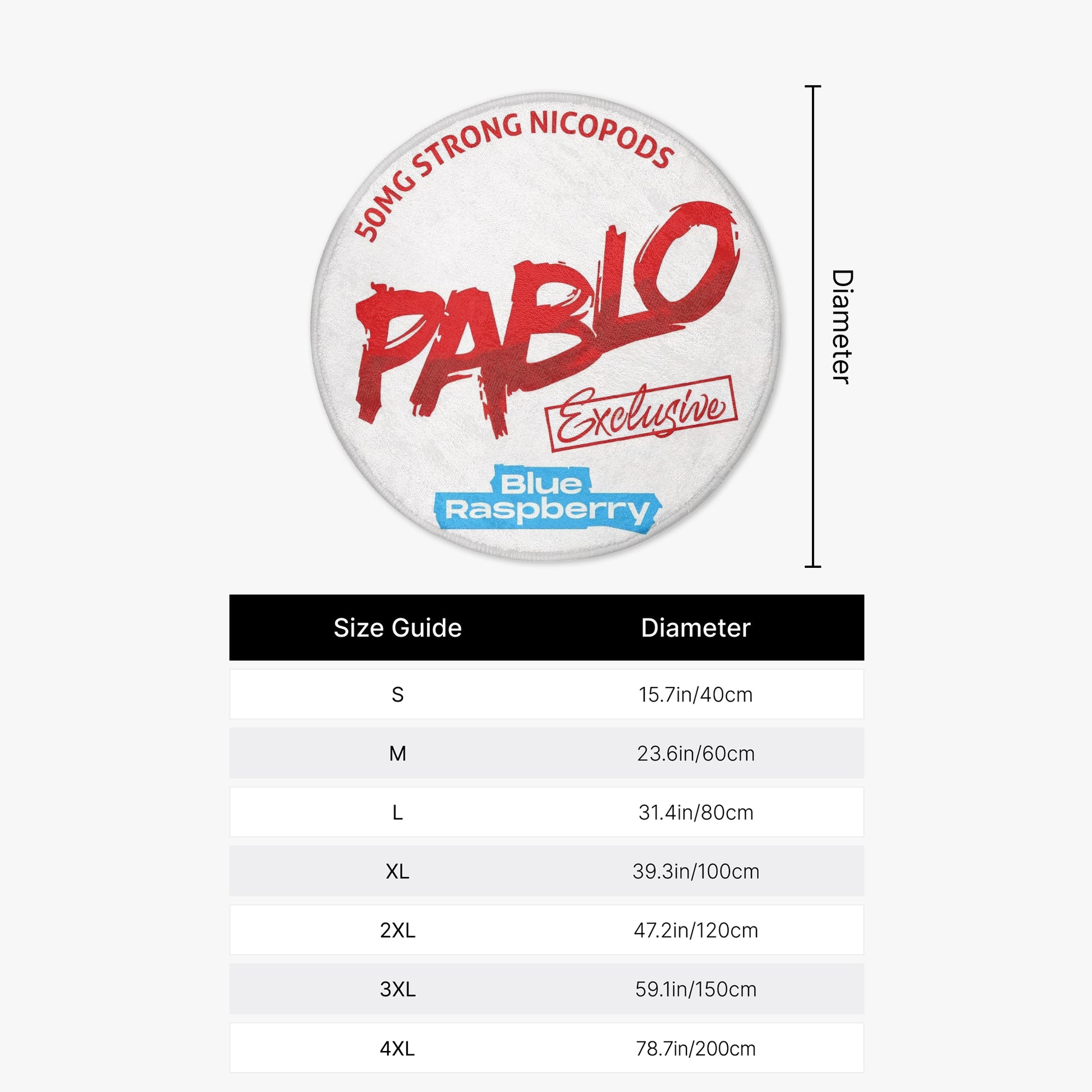 PABLO Blue Raspberry Rug