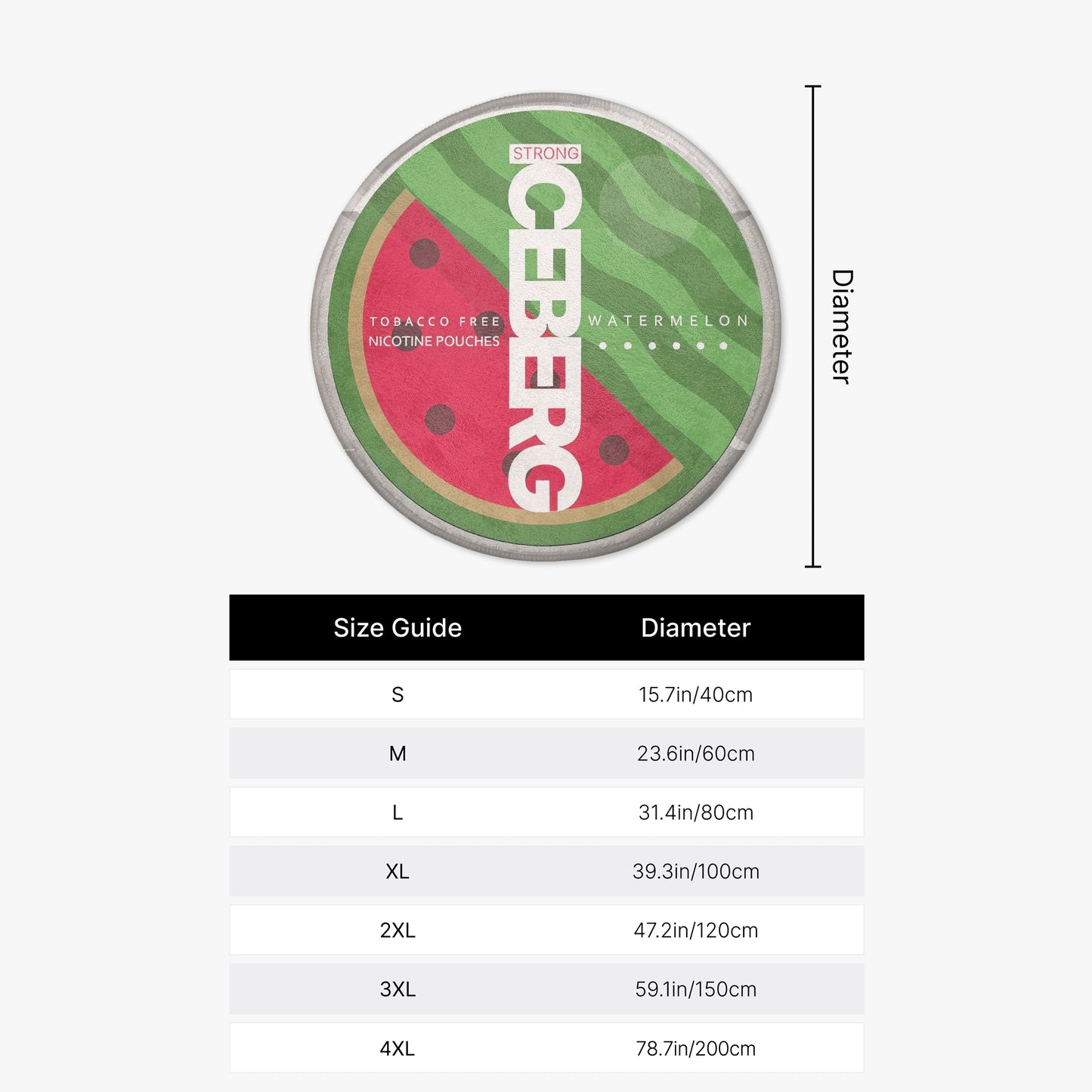 ICEBERG Watermelon Rug